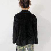 Vintage Reversible Corduroy and Fleece Jacket