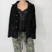 Vintage Reversible Corduroy and Fleece Jacket