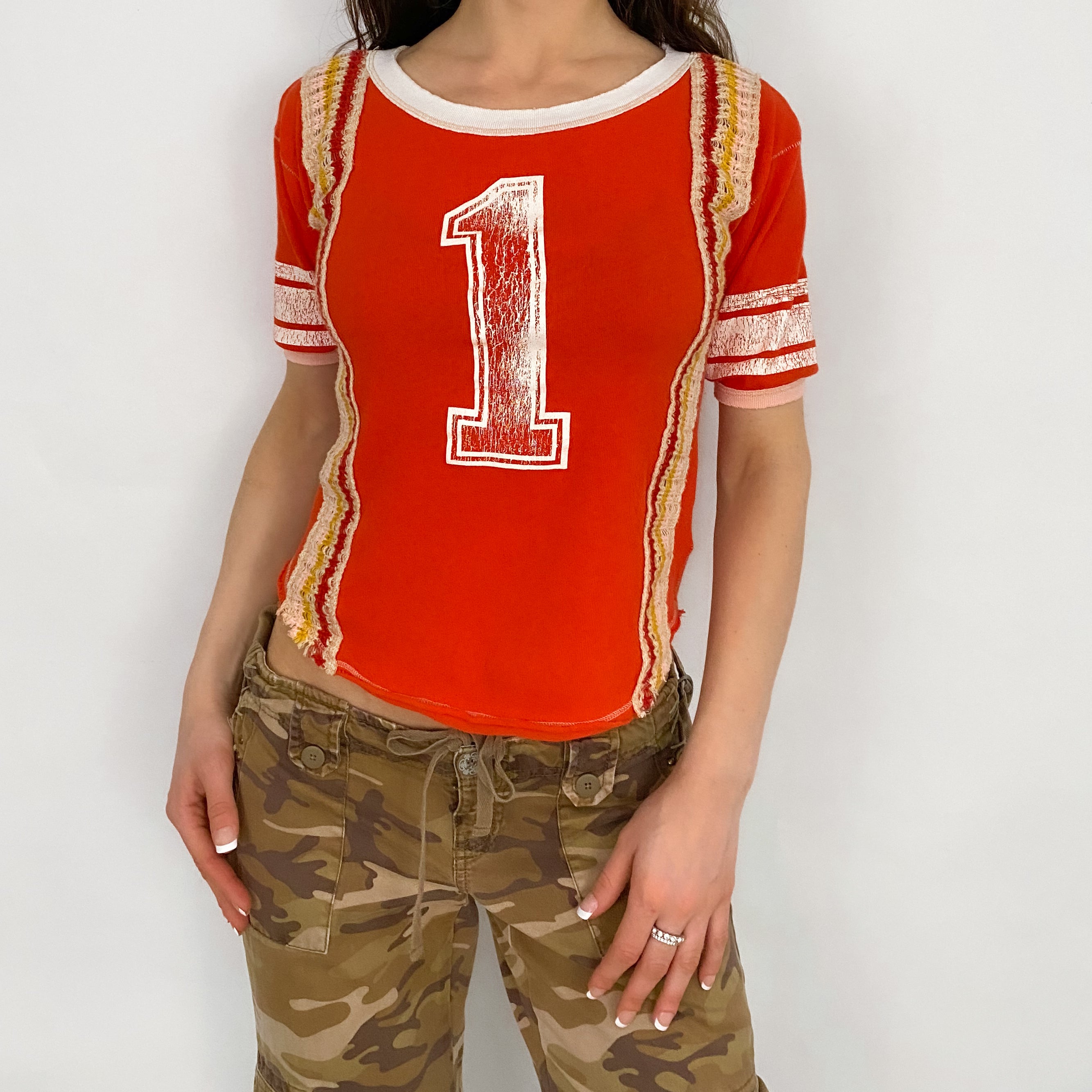 Baseball Style Tee - XS