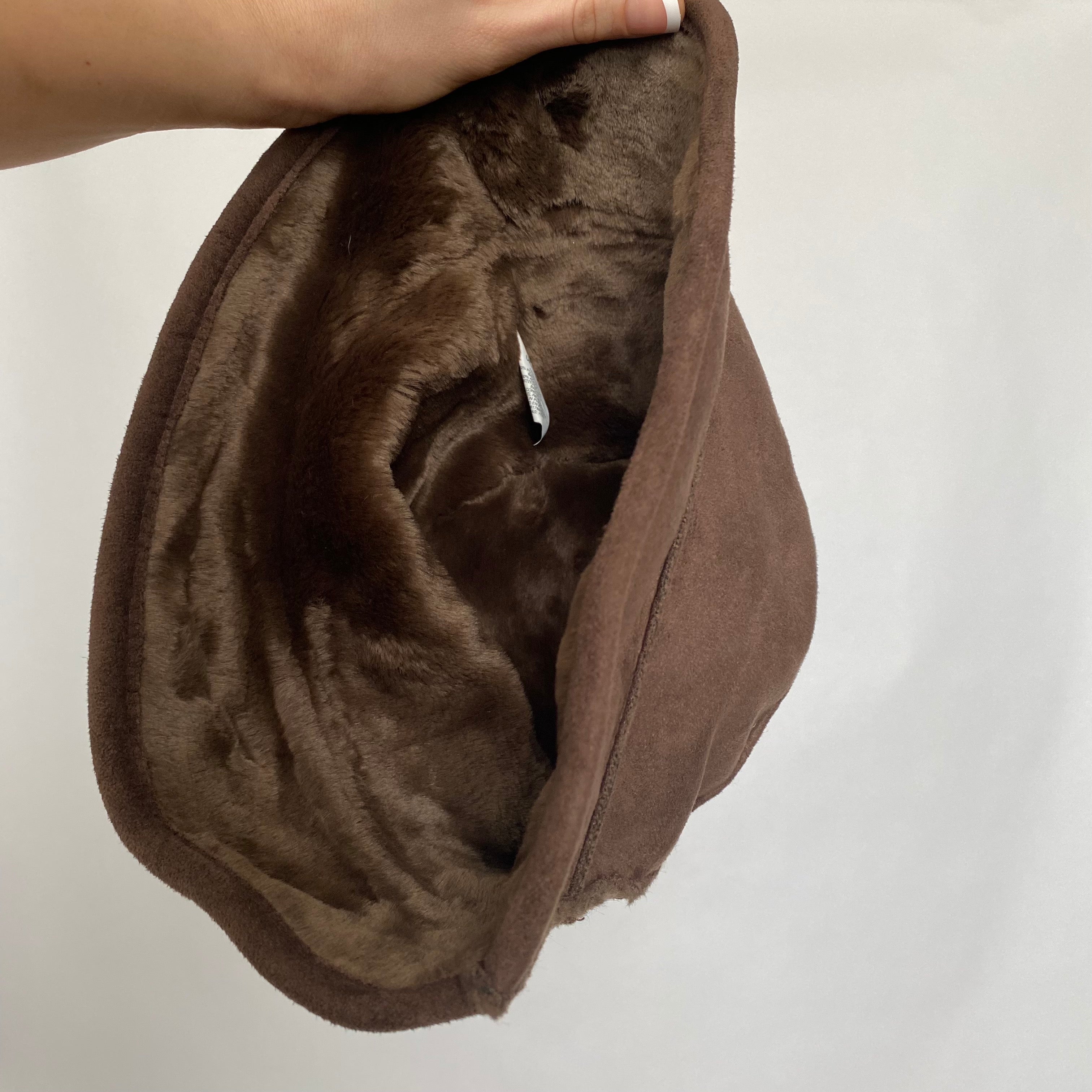 faux fur bucket hat