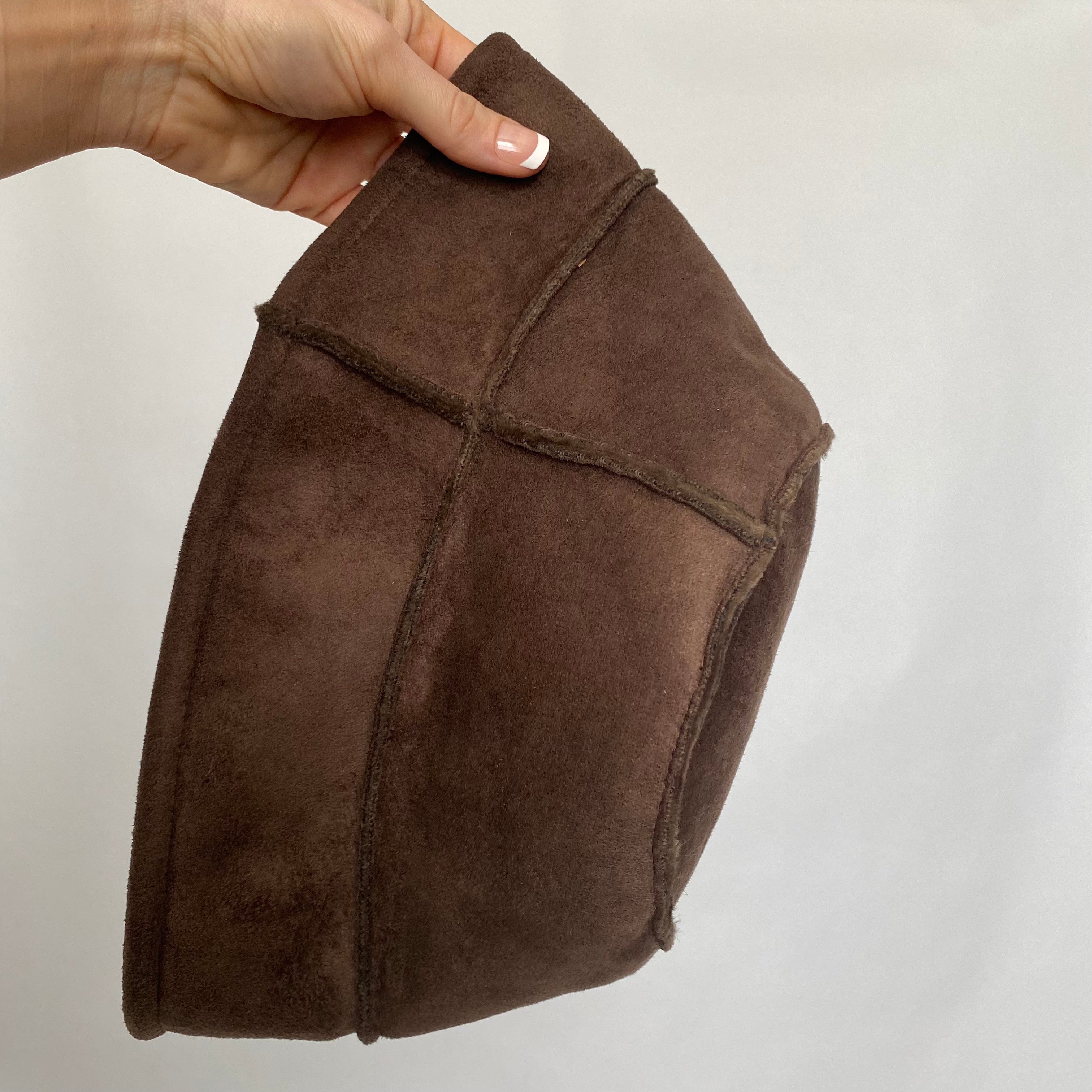 faux fur bucket hat