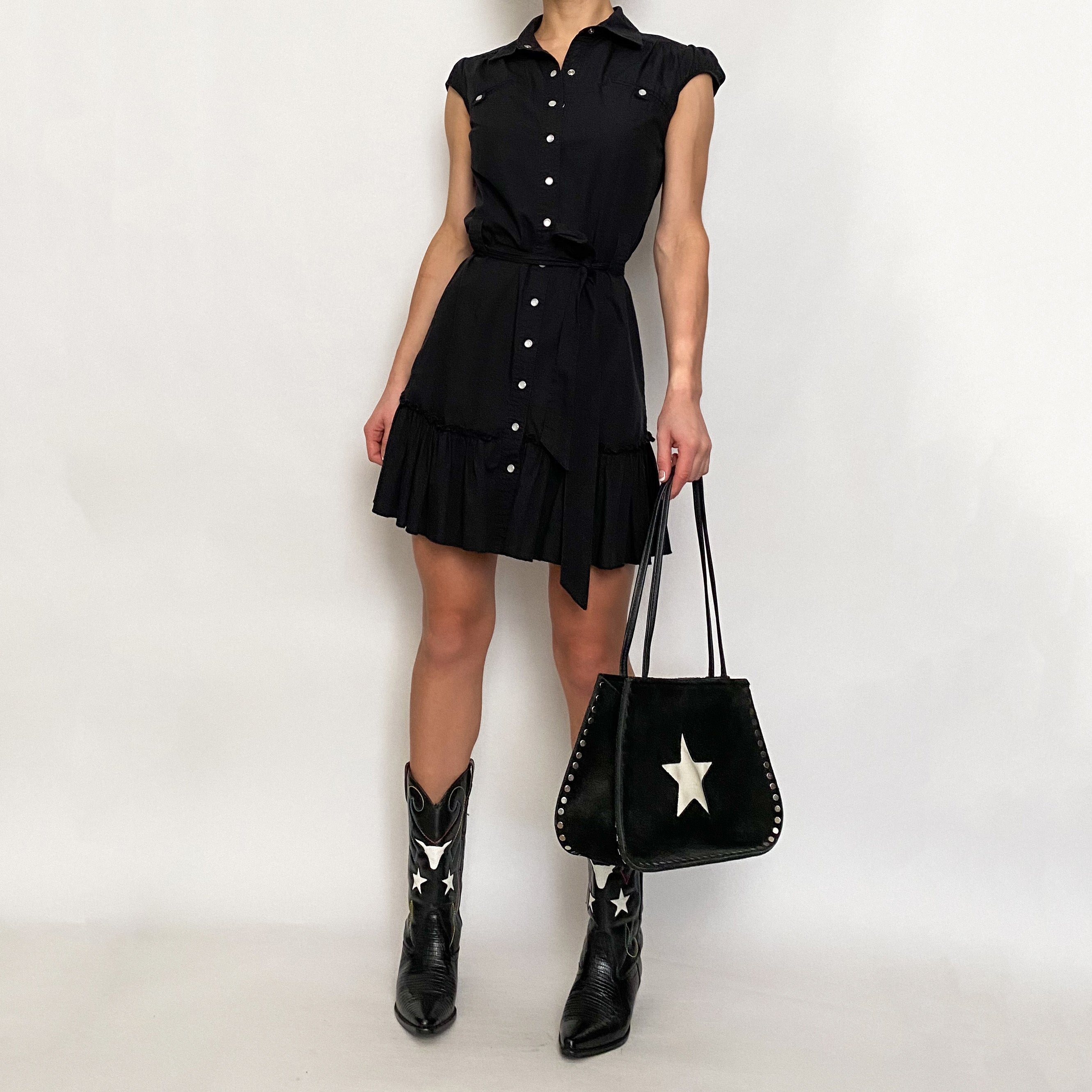 flirty shirtdress - small