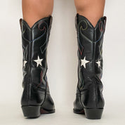 vintage nine west star cowgirl boots - 6