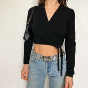 merino wool crop - medium