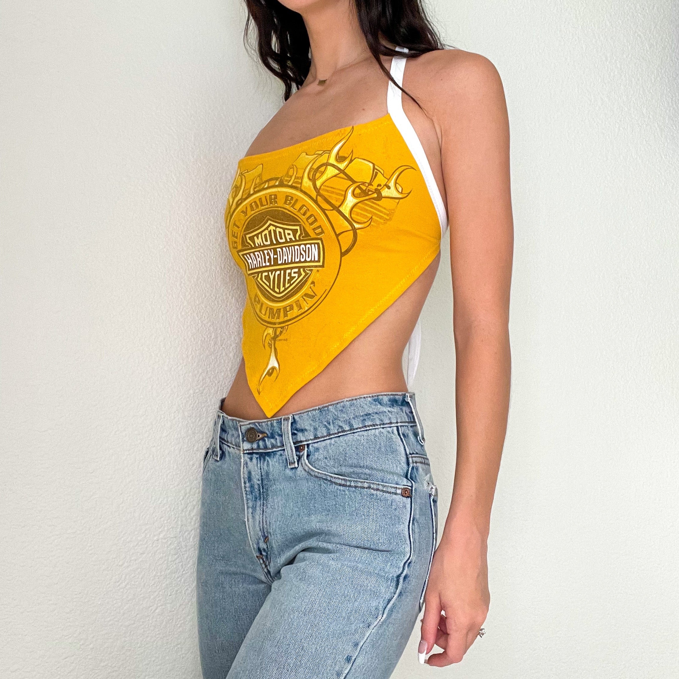 Reworked Yellow Harley Halter