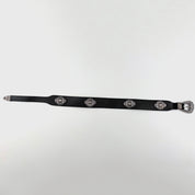 Vintage Leather Concho Belt - XS