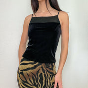 Black Velvet 90s Vintage Cami