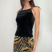 Black Velvet 90s Vintage Cami