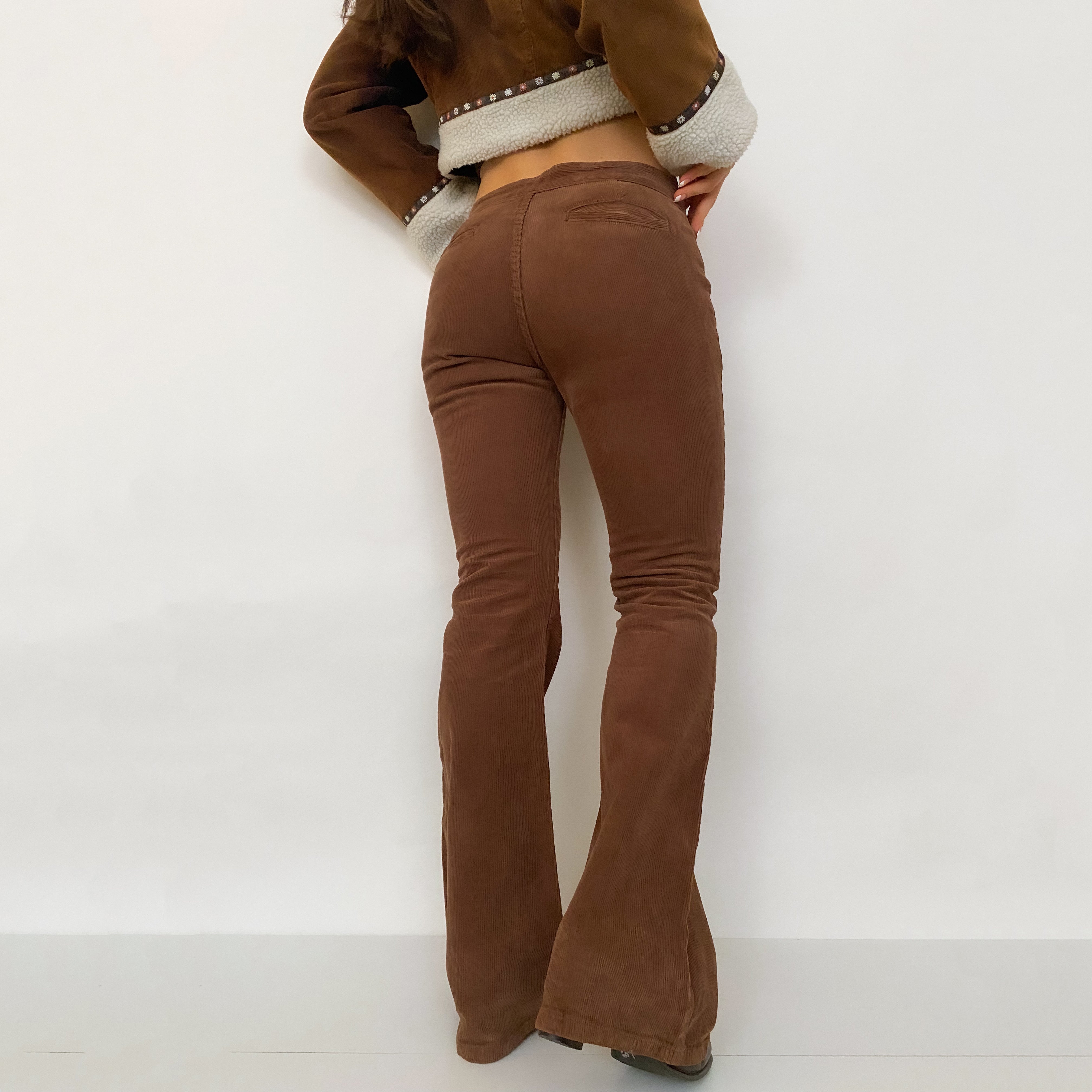 Brown Corduroy Flares