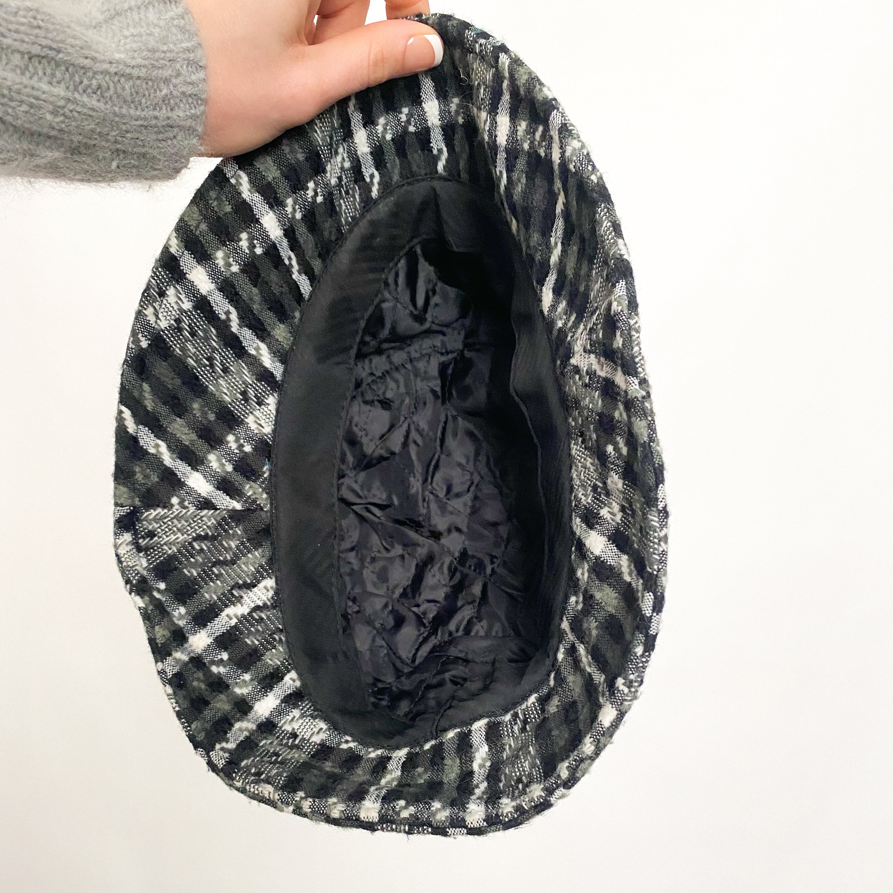 plaid bucket hat