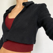 crop polo - extra small