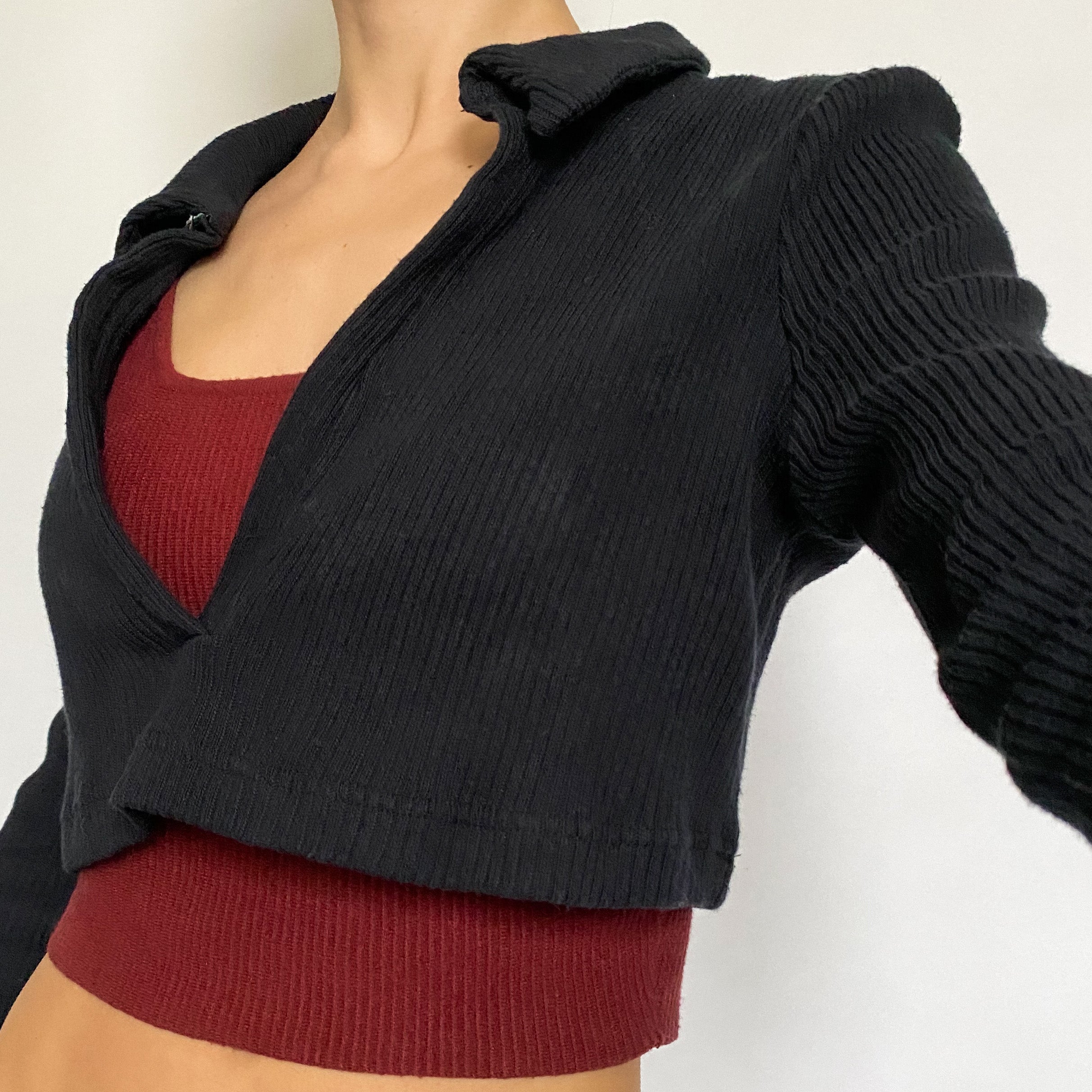 crop polo - extra small