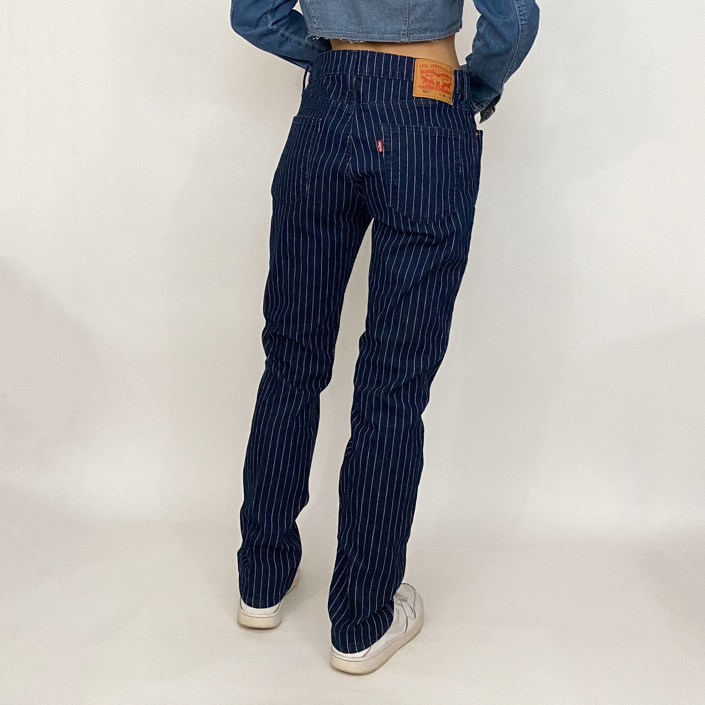striped 511 high rise levi's - size 34