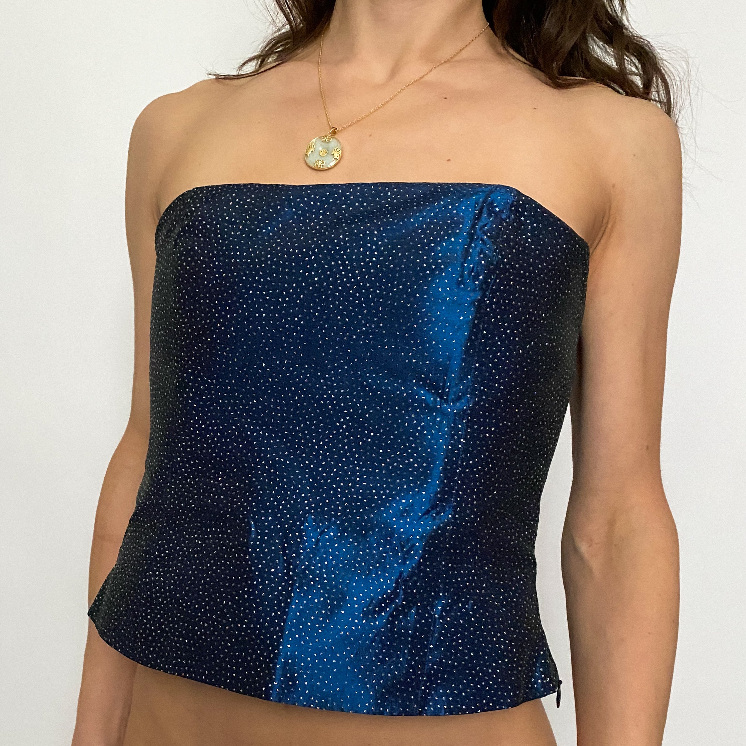 two piece sparkle set - small /26" waist