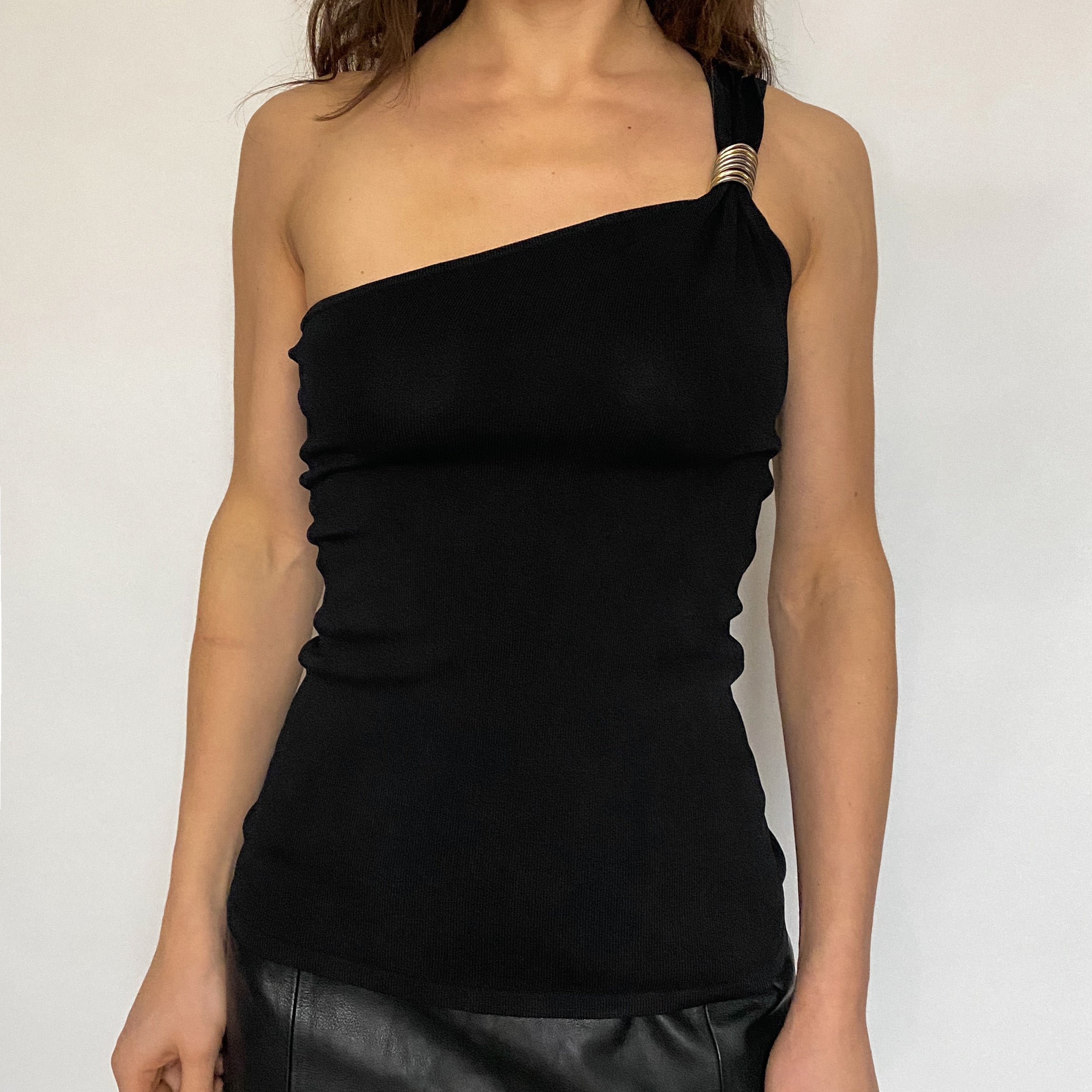 one shoulder knit - xsmall