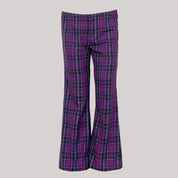 Y2K Purple Plaid Pants