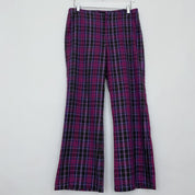 Y2K Purple Plaid Pants