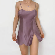 90's Silk Mini Slip Dress