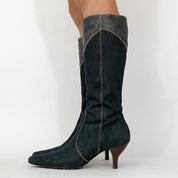 denim boots - size 7.5