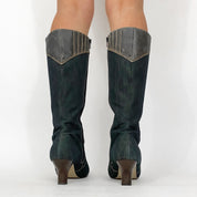 denim boots - size 7.5