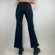Vintage 90s No Boundaries Black Glitter Pants (28 WAIST)