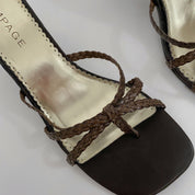 square toe slides - size 9.5