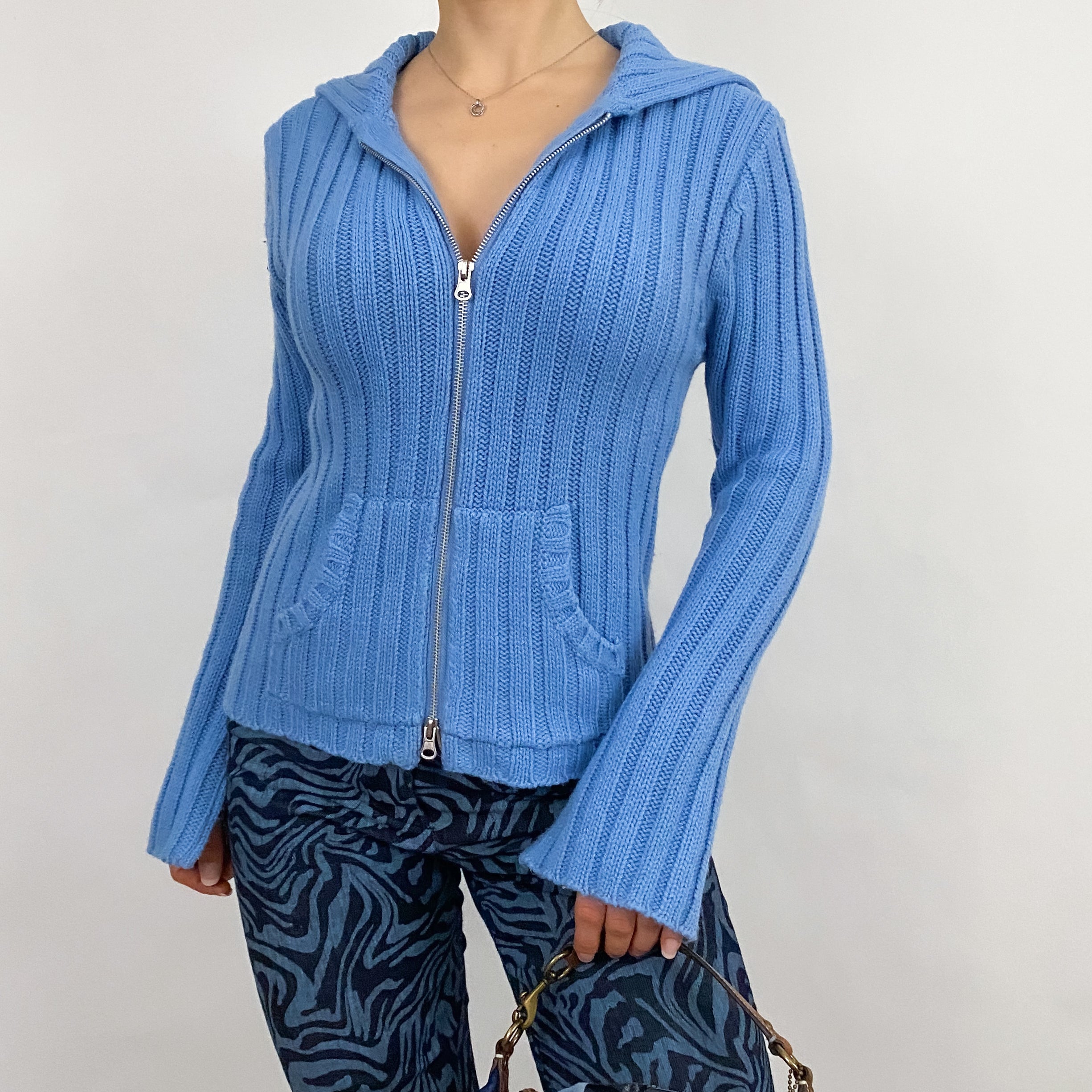 90's Double Zip Cardi