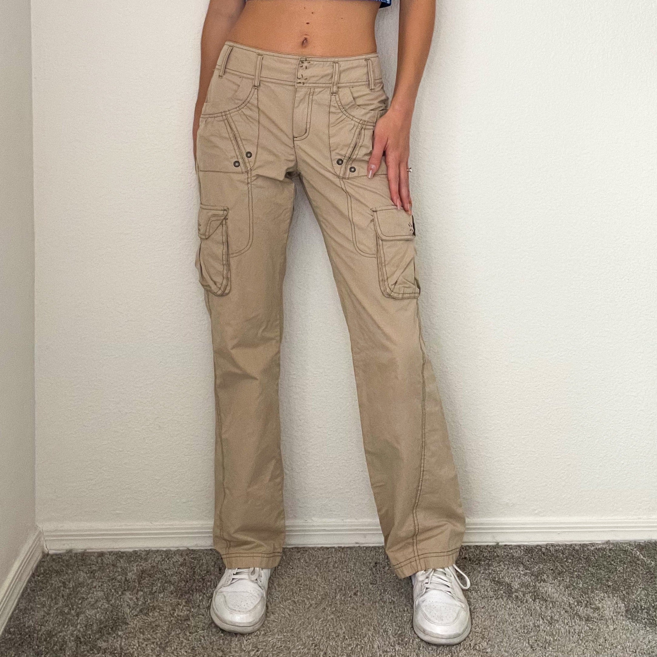 Khaki DKNY Cargo Pants