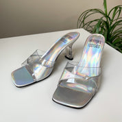 Clear Y2K Kitten Heels