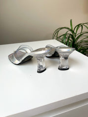 Clear Y2K Kitten Heels