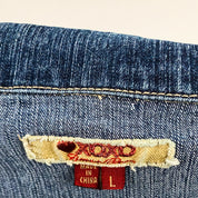 XOXO Denim Cropped Jacket