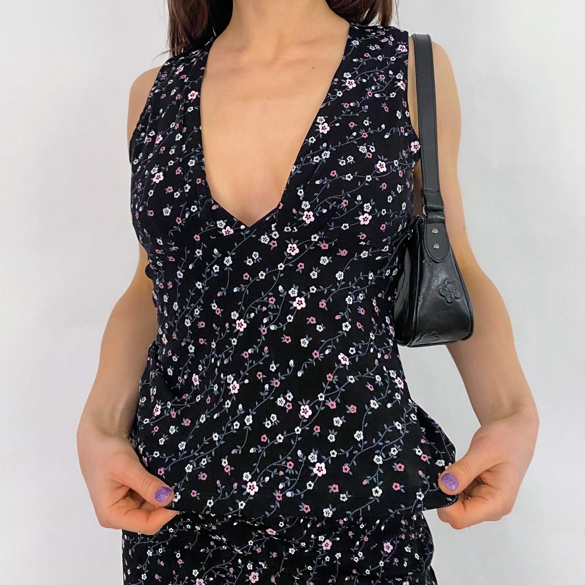 Vintage Beaded Floral Set - Small