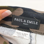 Mid Rise Camo Flare Pants