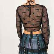 I.AM.GIA heart cropped cardi - xs
