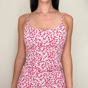 Rampage Pink Floral Summer Dress