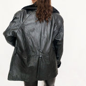 Vintage 90's Black Leather Jacket