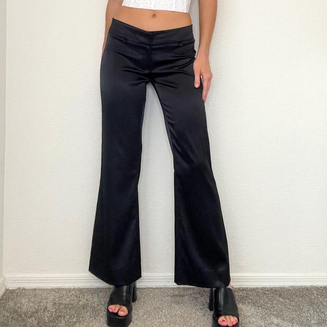 Silky Y2K Disco Flare Pants