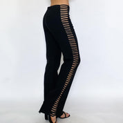 Y2K Black Cut Out Pants