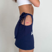 Reworked Harley x Marvel Cut Out Mini Skirt