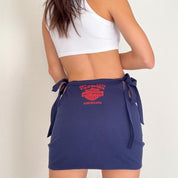 Reworked Harley x Marvel Cut Out Mini Skirt