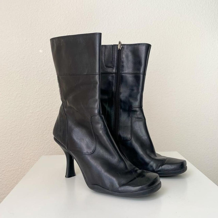 Nine West Black Boot Heels