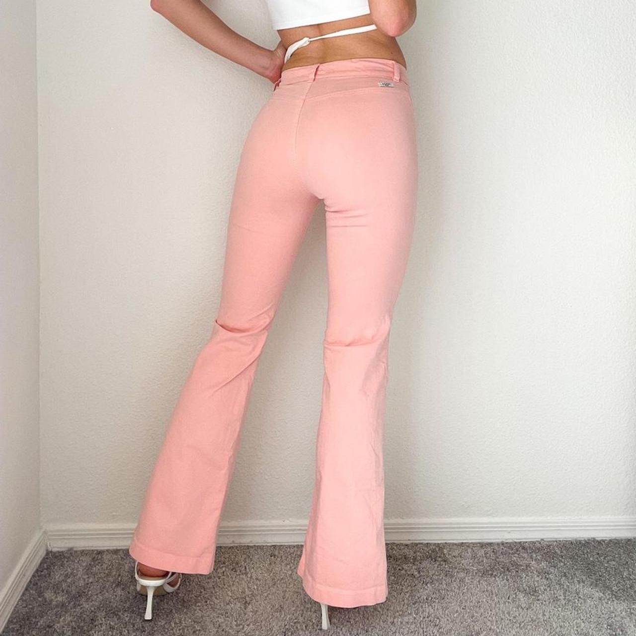 Pink Guess Flare Jeans