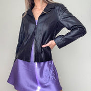 Black Y2K Blazer Jacket