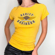 Yellow Harley Tee