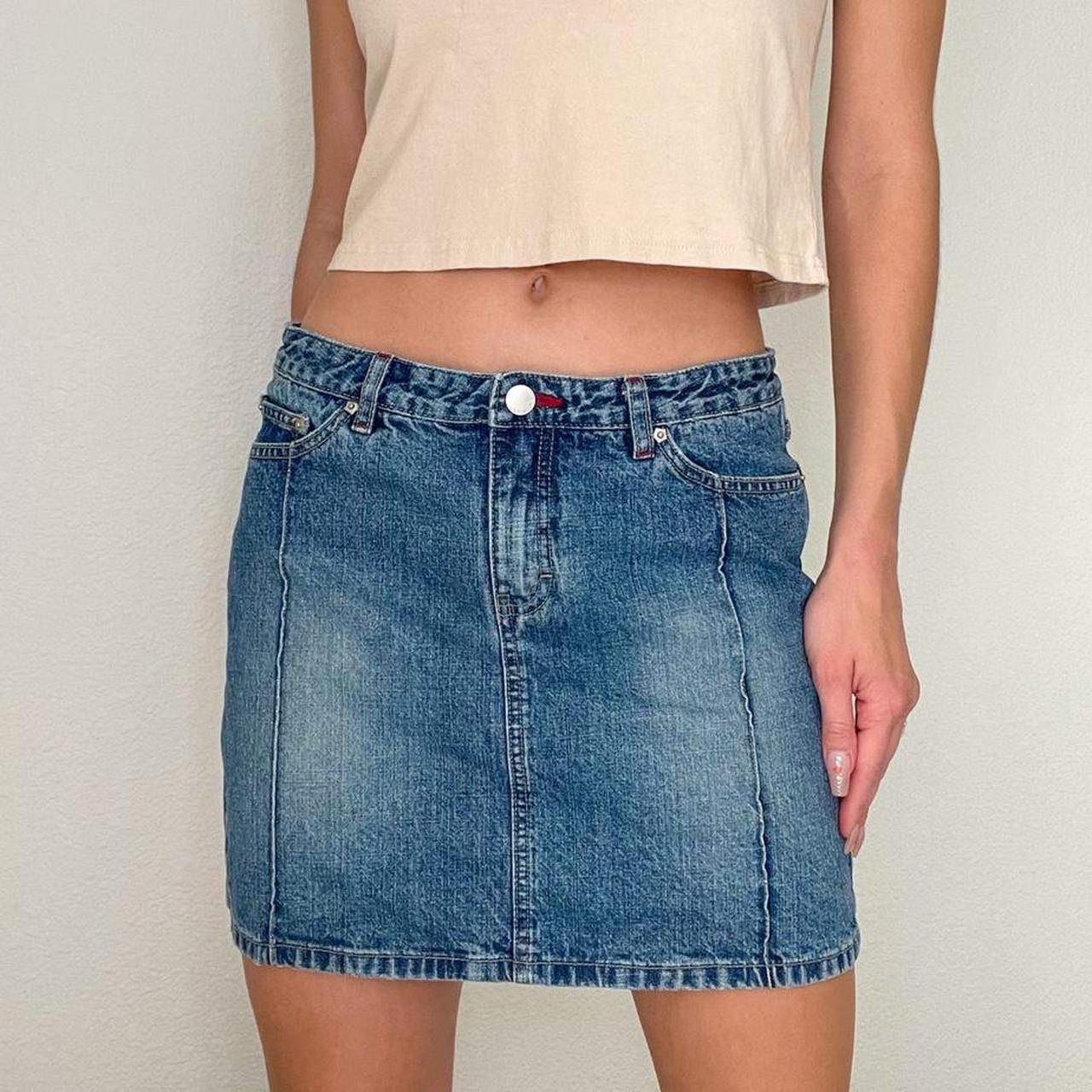 Early 2000s Denim Mini Skirt