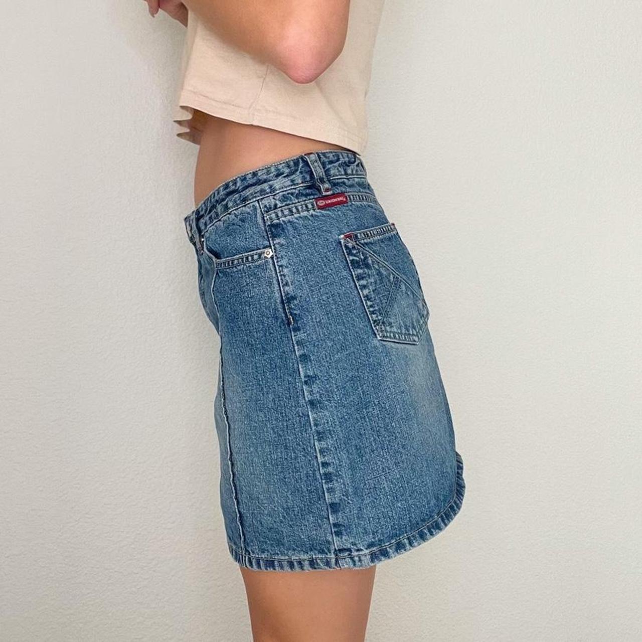 Early 2000s Denim Mini Skirt