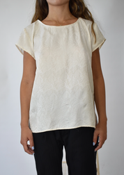 Paisley Silk T-Shirt