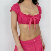 2000's VS Tulle Bra Top - 34B