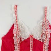 Vintage Pink Lace Romance Cami