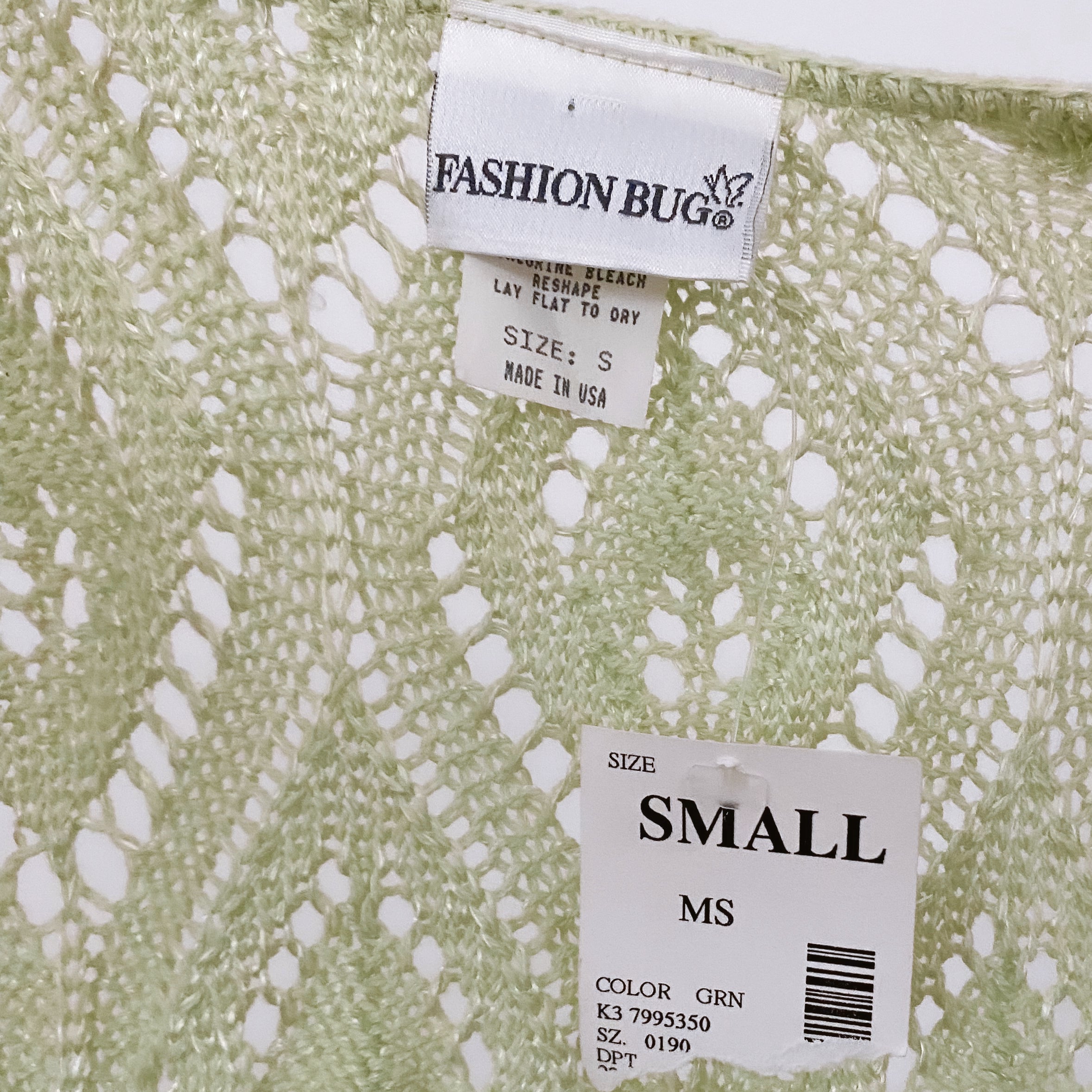 Y2K Lime Tie Front Cardi
